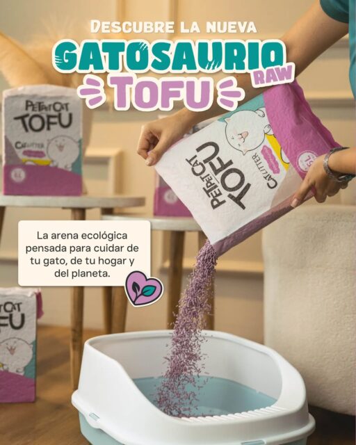 No todas las arenas son iguales… y cuando se trata del arenero de tu michi, elegir bien puede hacer una gran diferencia. 💜

La arena de Tofu es una alternativa ecológica, práctica y pensada para hacer más fácil la vida de tu gato y la tuya.

🐾 Pellets pensados para reducir la arena que sale del arenero en sus patitas
🌫️ Baja generación de polvo
💧 Excelente aglomeración
👃 Mayor control de olores
🌱 Elaborada a base de fibras vegetales.

Porque cuidar de tu michi también está en esos pequeños detalles que hacen más agradable su día a día. 🥹🐾

👉 Desliza el carrusel y descubre todos sus beneficios.

#catlitter #arenaparagatos #arenaecologica #bienestarfelino #cuidadogatos