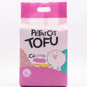 Arena para gatos biodegradable tofu pack x1